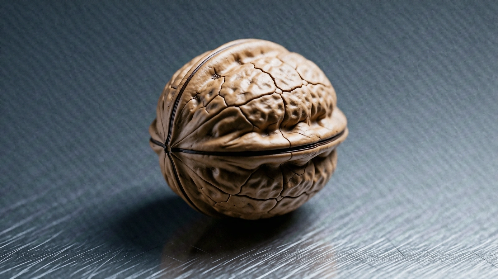 Macrophotography of a walnut